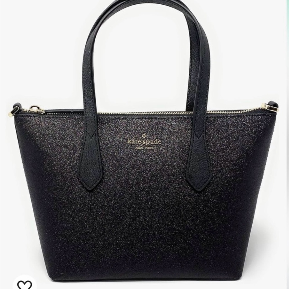 kate Spade, Small Black Purse/Sparkly.